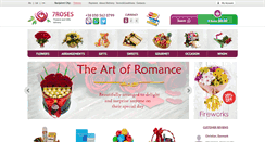 Desktop Screenshot of 7roses.com