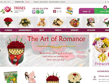 Tablet Screenshot of 7roses.com